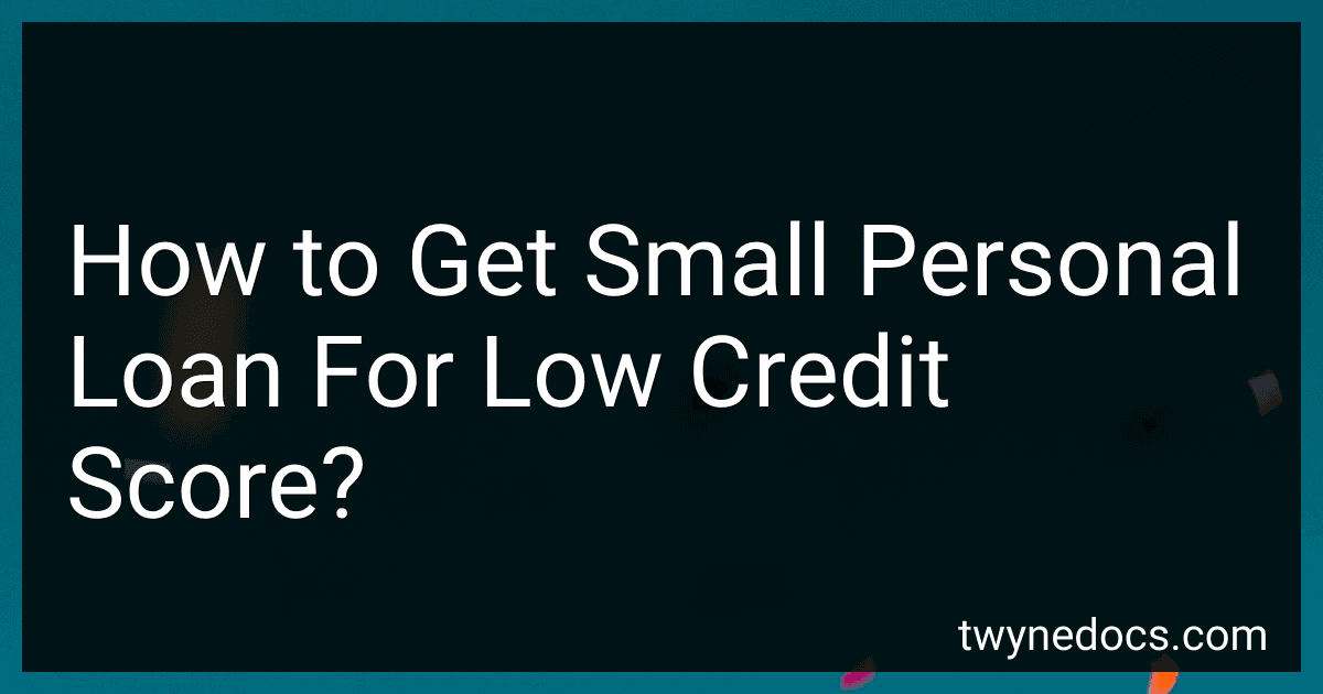 How to Get Small Personal Loan For Low Credit Score? image