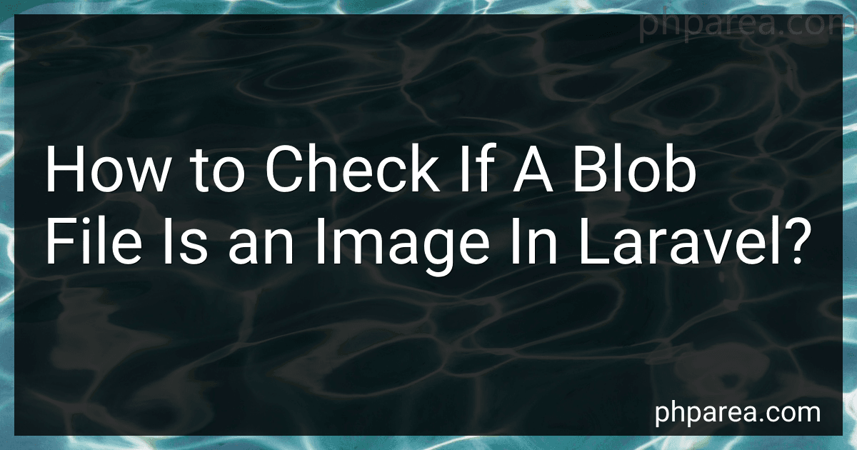 How to Check If A Blob File Is an Image In Laravel? image