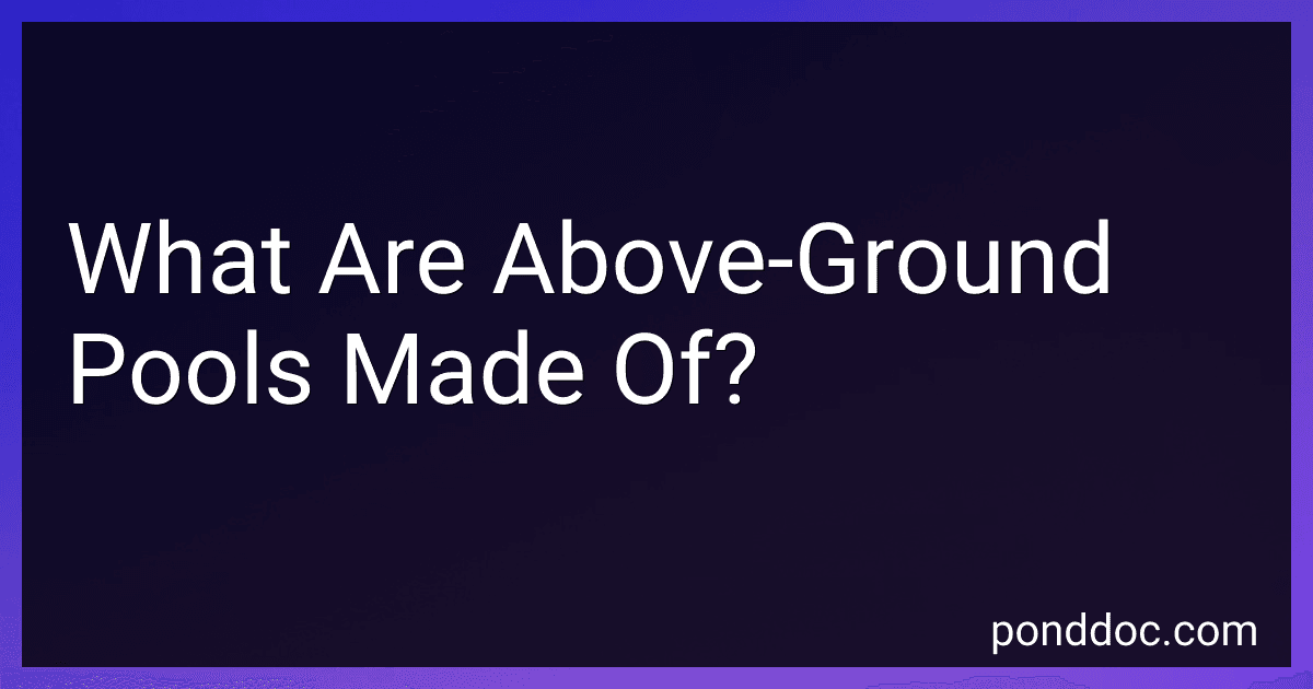 What Are Above-Ground Pools Made Of? image