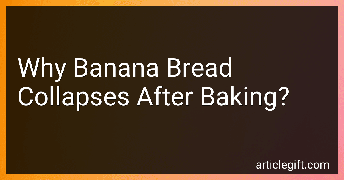Why Banana Bread Collapses After Baking? image