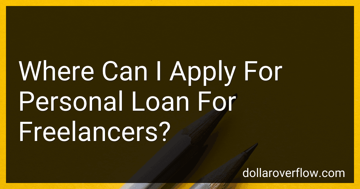 Where Can I Apply For Personal Loan For Freelancers? image