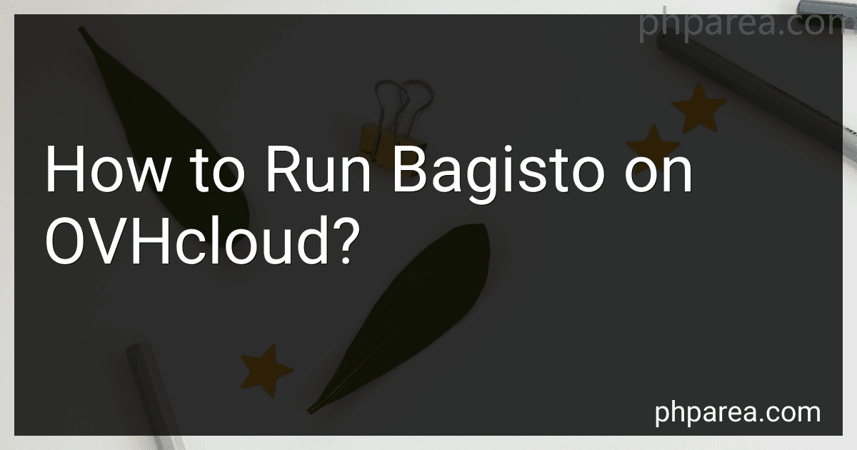 How to Run Bagisto on OVHcloud? image