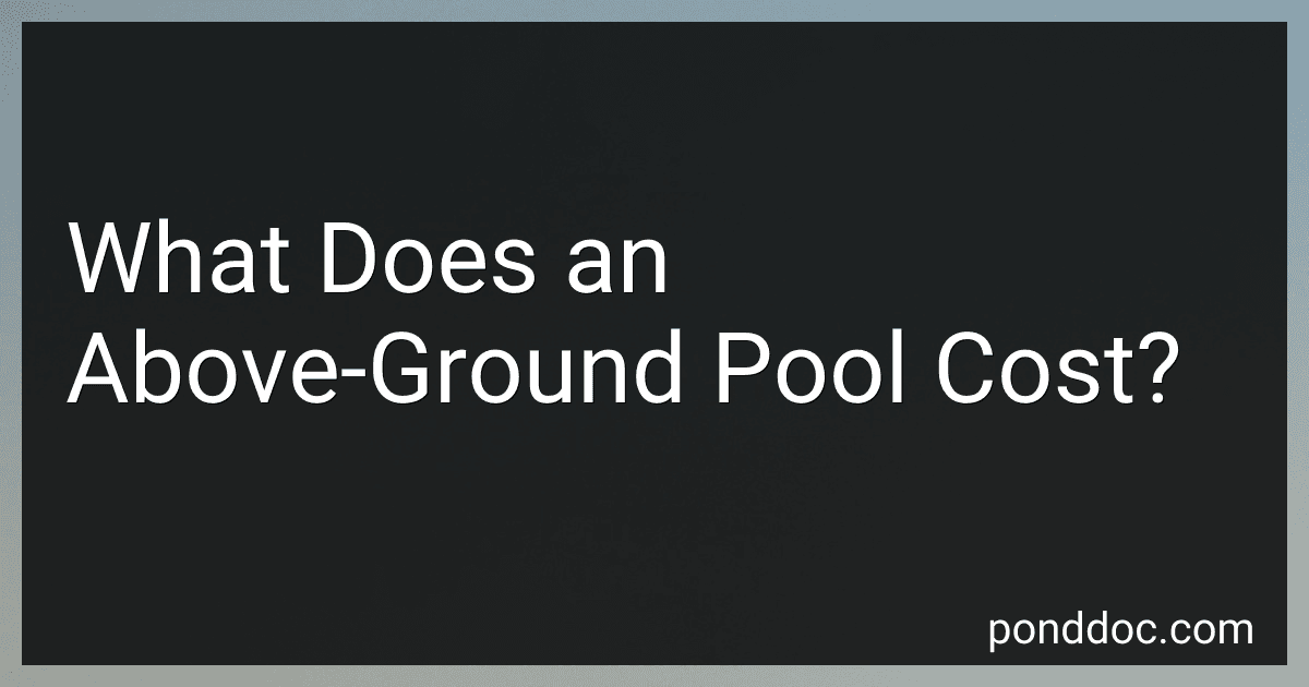 What Does an Above-Ground Pool Cost? image
