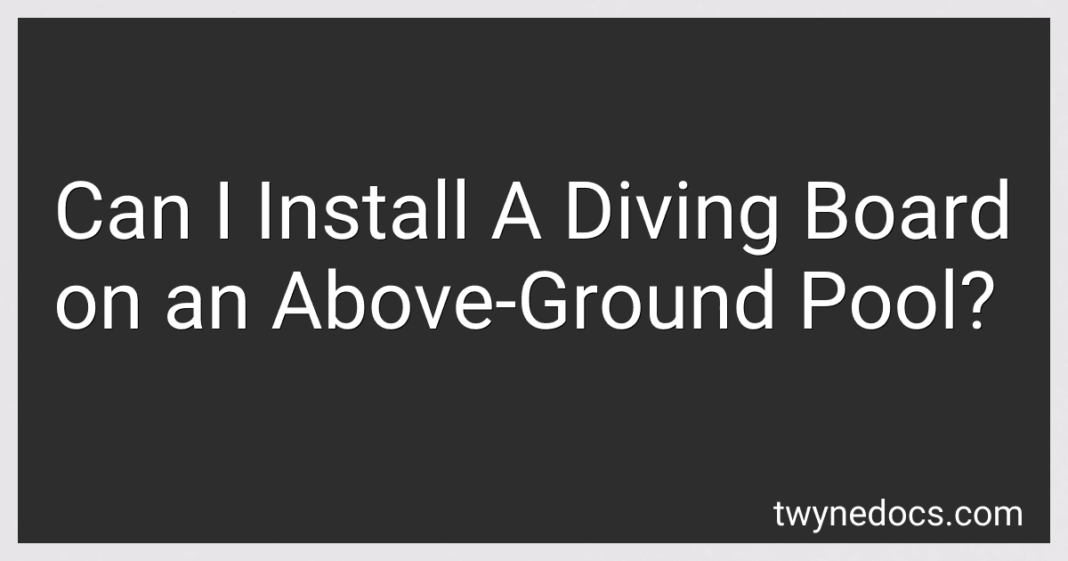 Can I Install A Diving Board on an Above-Ground Pool? image