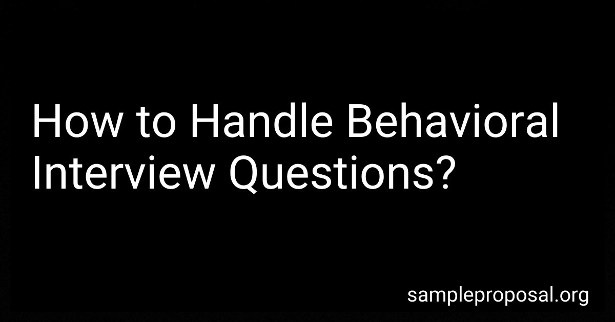 How to Handle Behavioral Interview Questions? image