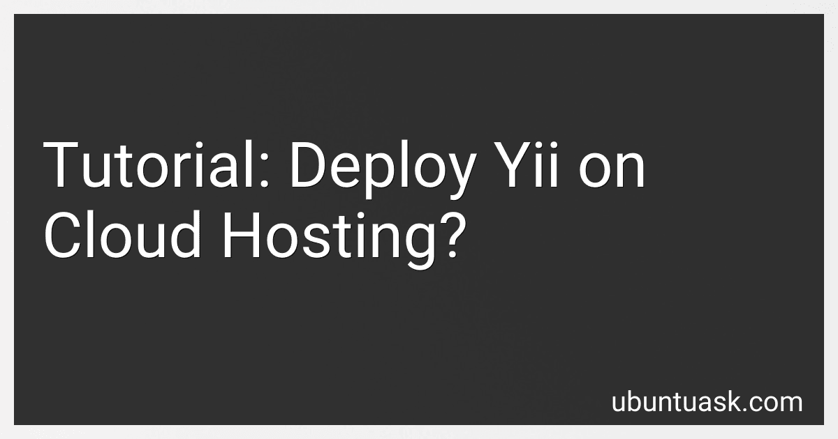 Tutorial: Deploy Yii on Cloud Hosting? image