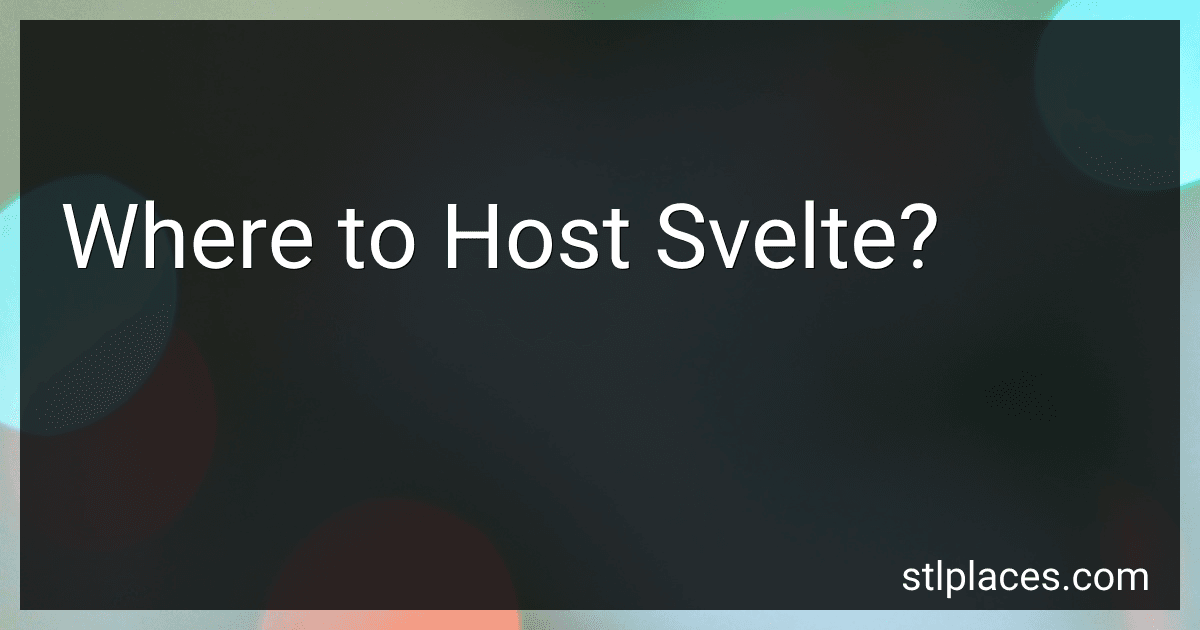 Where to Host Svelte? image