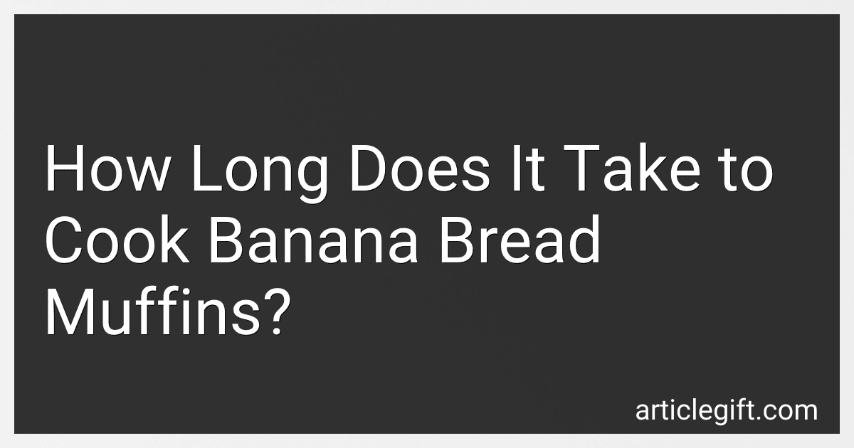 How Long Does It Take to Cook Banana Bread Muffins? image