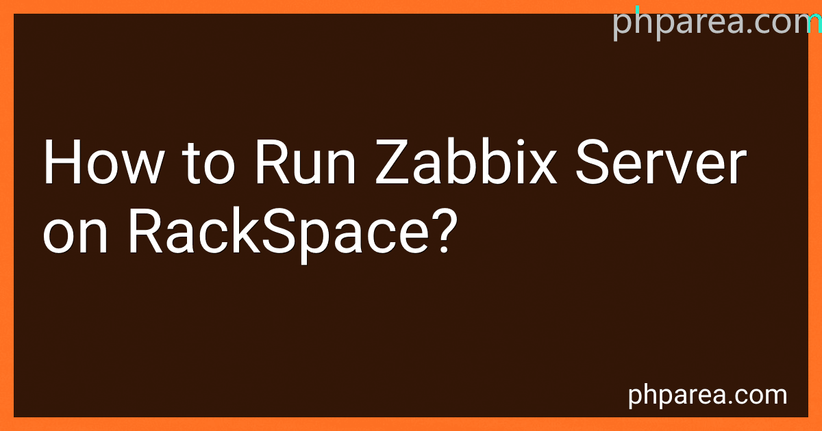 How to Run Zabbix Server on RackSpace? image