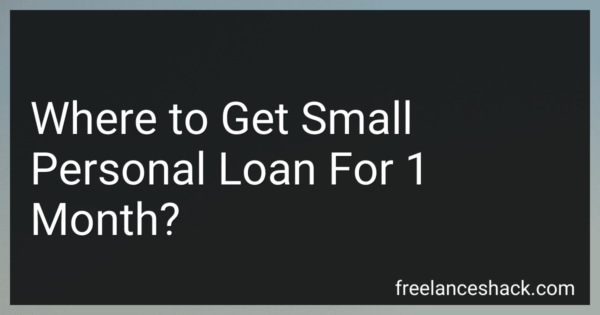 Where to Get Small Personal Loan For 1 Month? image