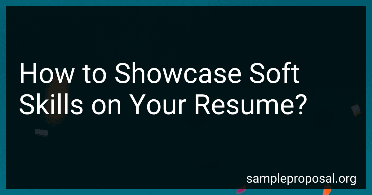 How to Showcase Soft Skills on Your Resume? image