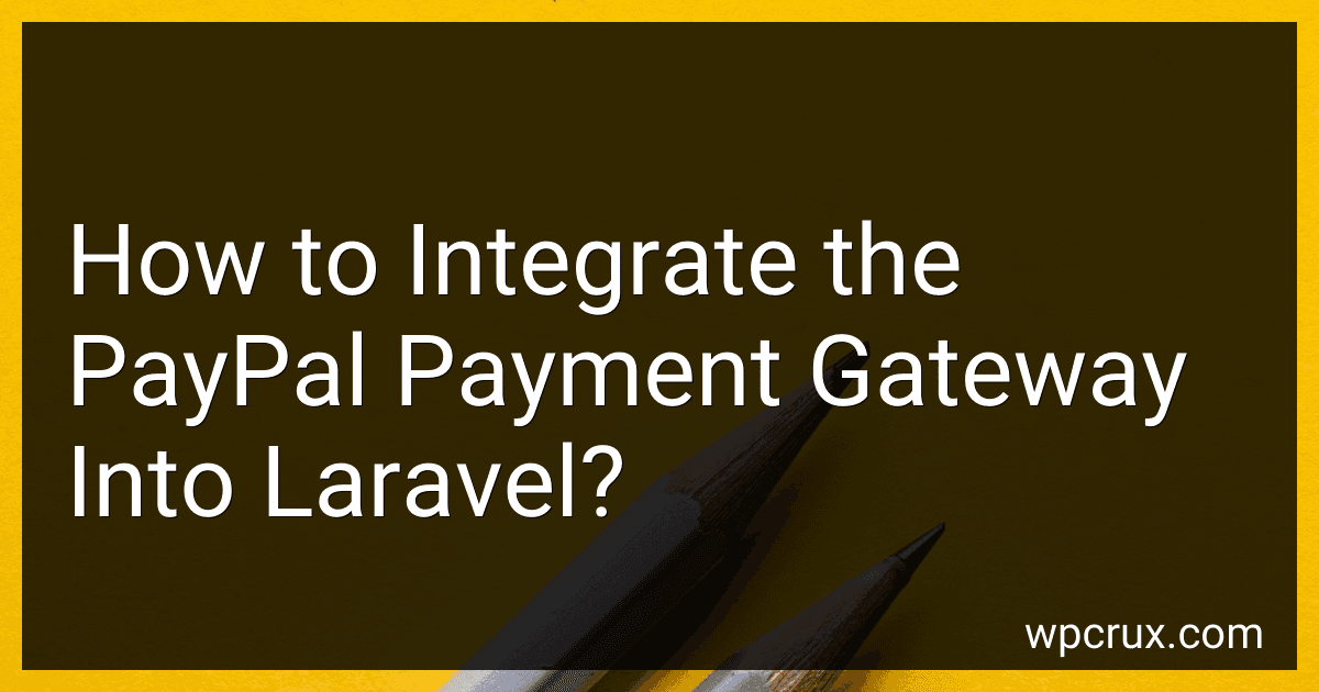 How to Integrate the PayPal Payment Gateway Into Laravel? image