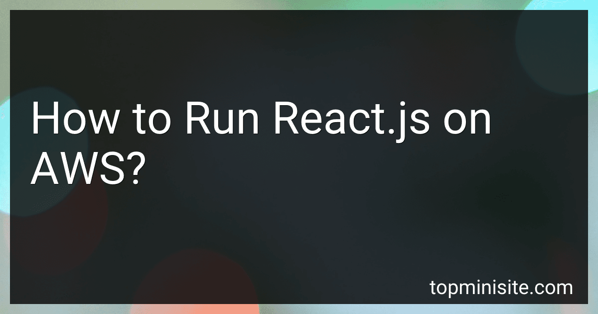 How to Run React.js on AWS? image