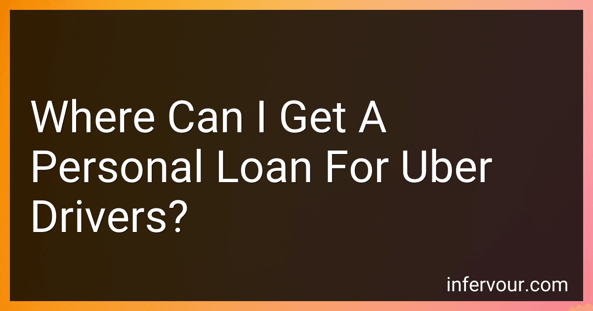 Where Can I Get A Personal Loan For Uber Drivers? image