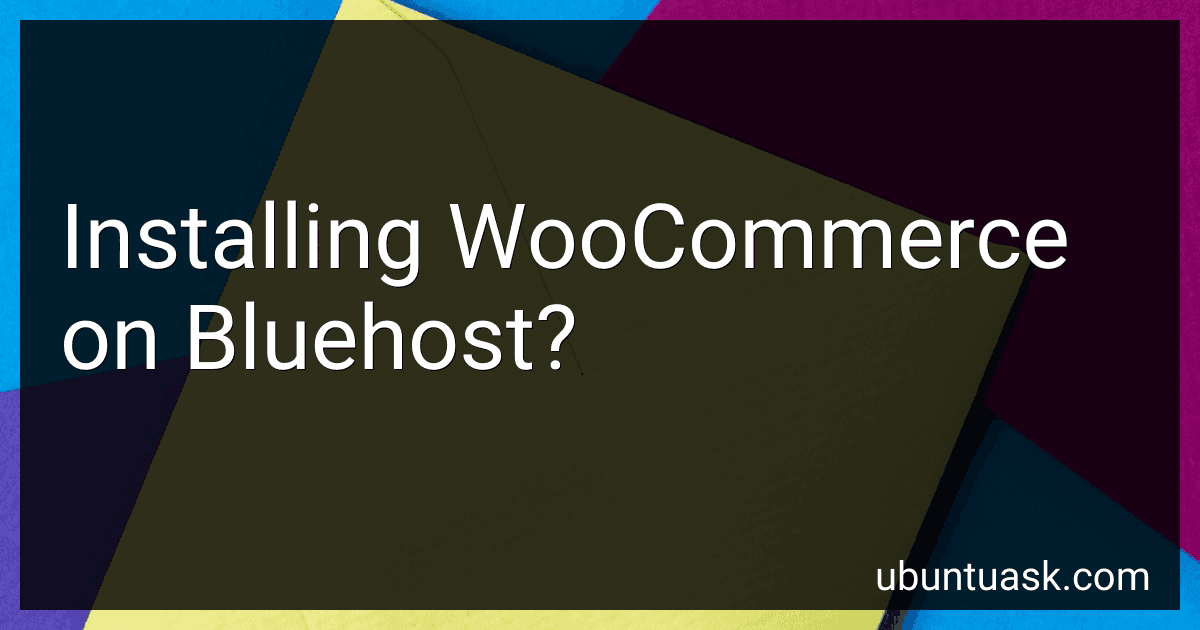 Installing WooCommerce on Bluehost? image