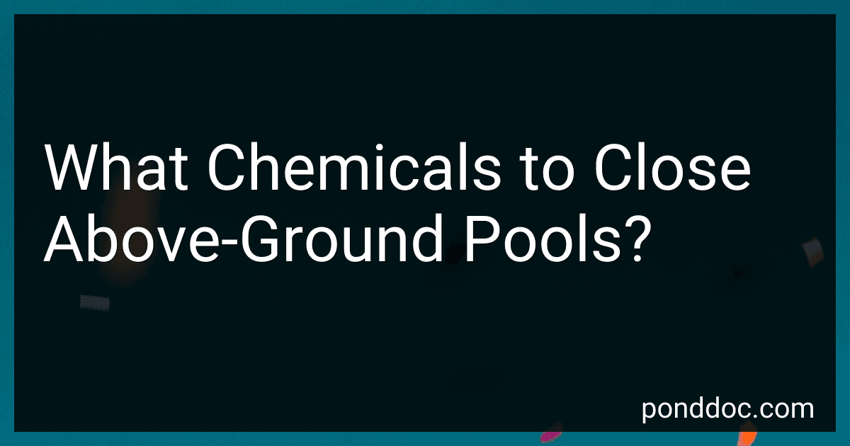 What Chemicals to Close Above-Ground Pools? image