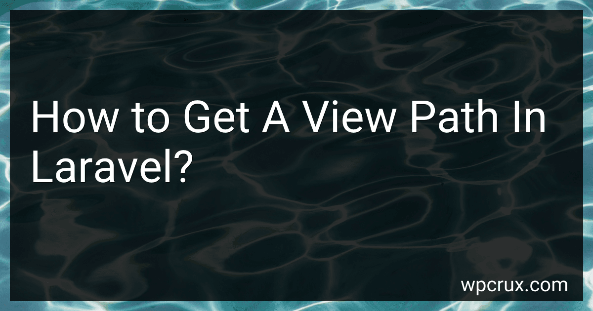 How to Get A View Path In Laravel? image