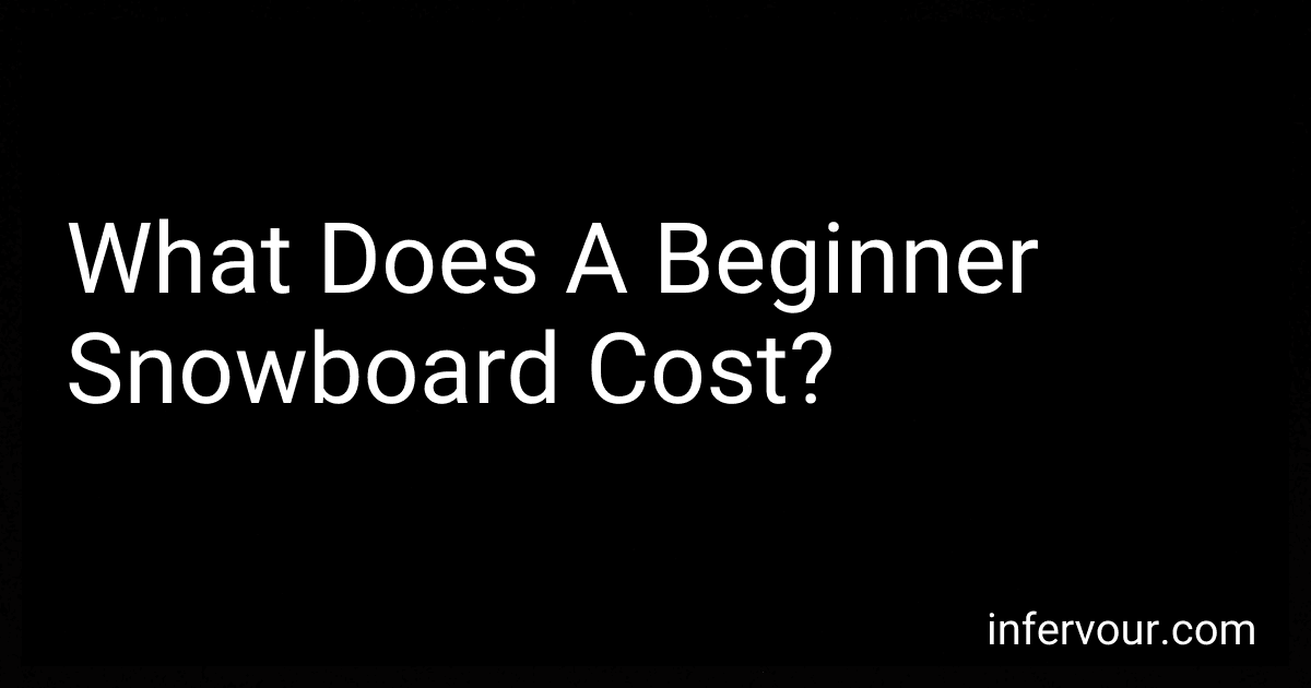 What Does A Beginner Snowboard Cost? image