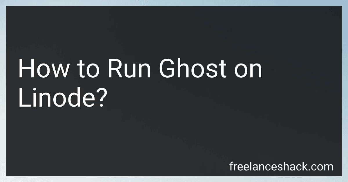 How to Run Ghost on Linode? image