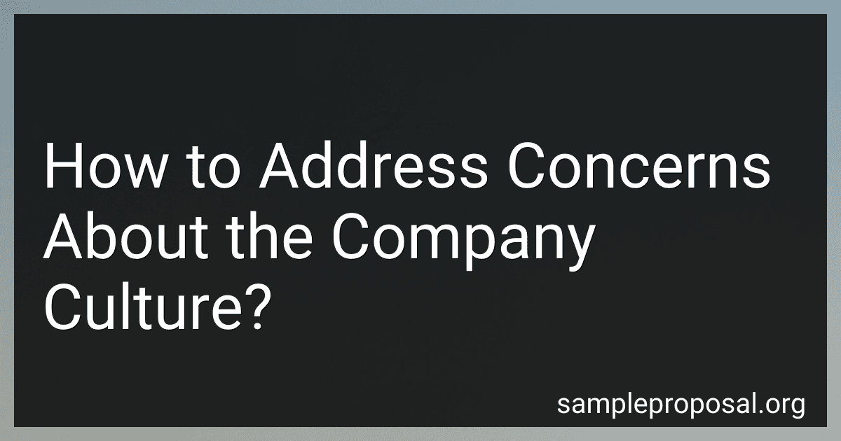 How to Address Concerns About the Company Culture? image