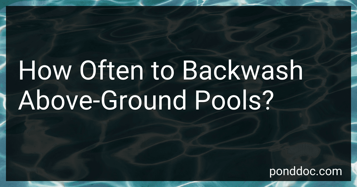 How Often to Backwash Above-Ground Pools? image