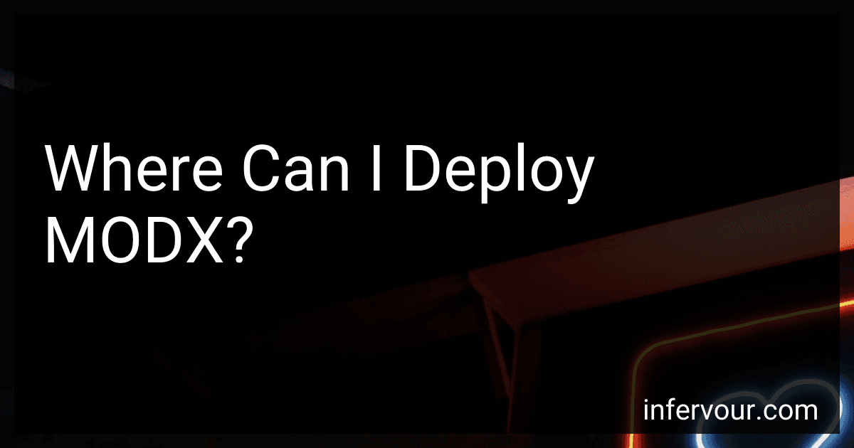 Where Can I Deploy MODX? preview