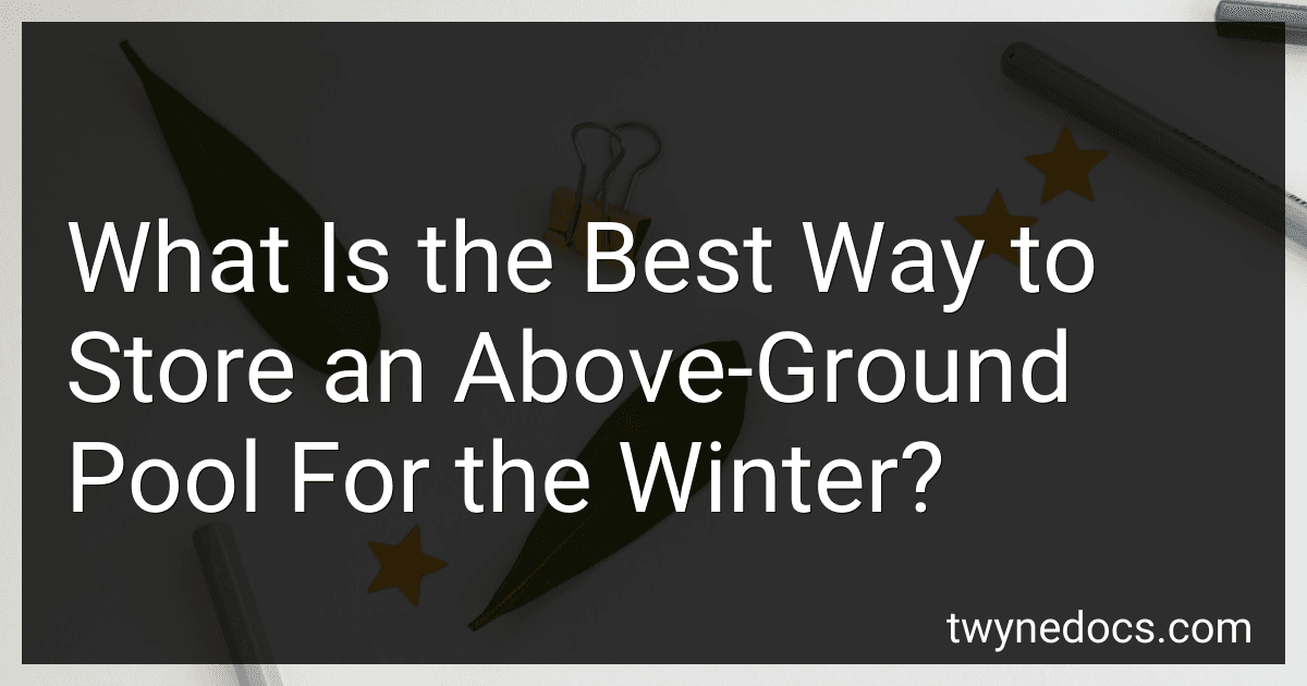 What Is the Best Way to Store an Above-Ground Pool For the Winter? image