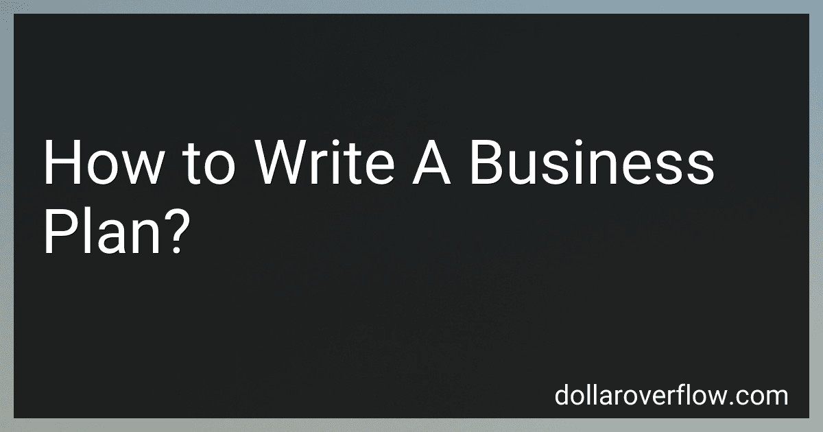How to Write A Business Plan? image