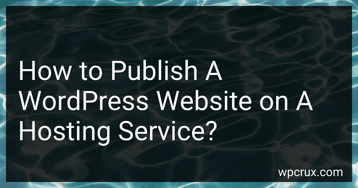 How to Publish A WordPress Website on A Hosting Service? image