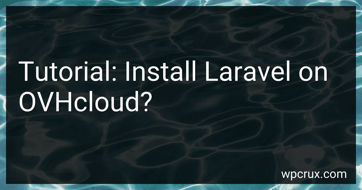 Tutorial: Install Laravel on OVHcloud? image
