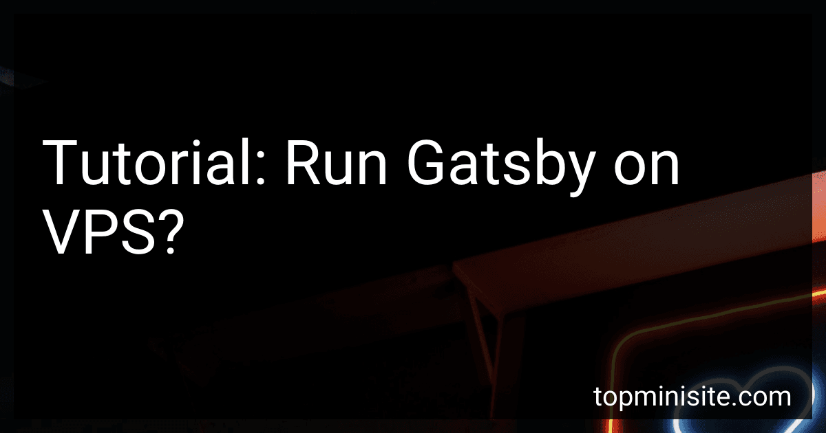 Tutorial: Run Gatsby on VPS? image