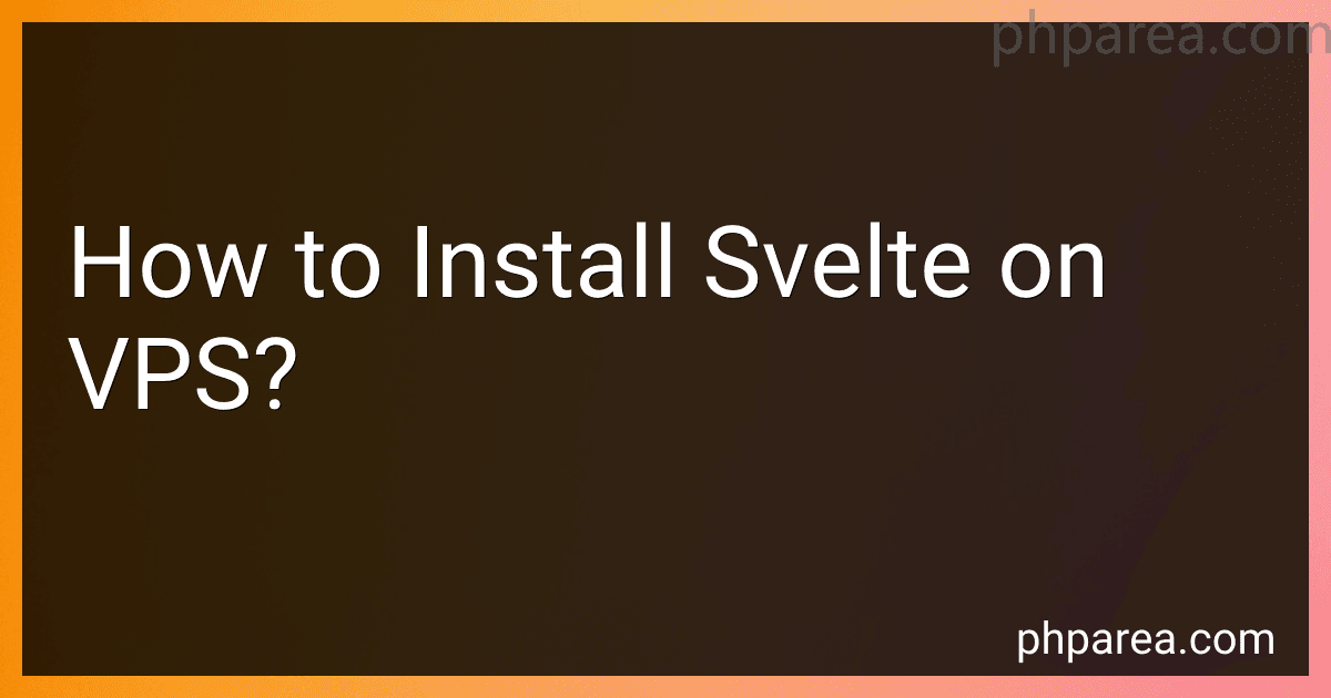 How to Install Svelte on VPS? image