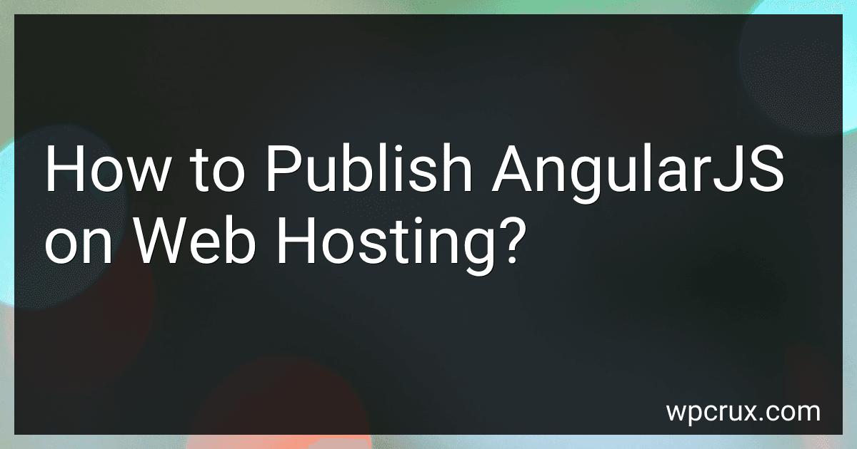 How to Publish AngularJS on Web Hosting? image