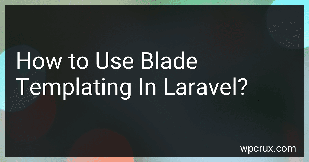 How to Use Blade Templating In Laravel? image