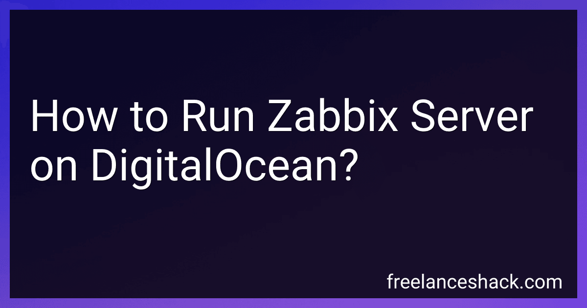 How to Run Zabbix Server on DigitalOcean? image