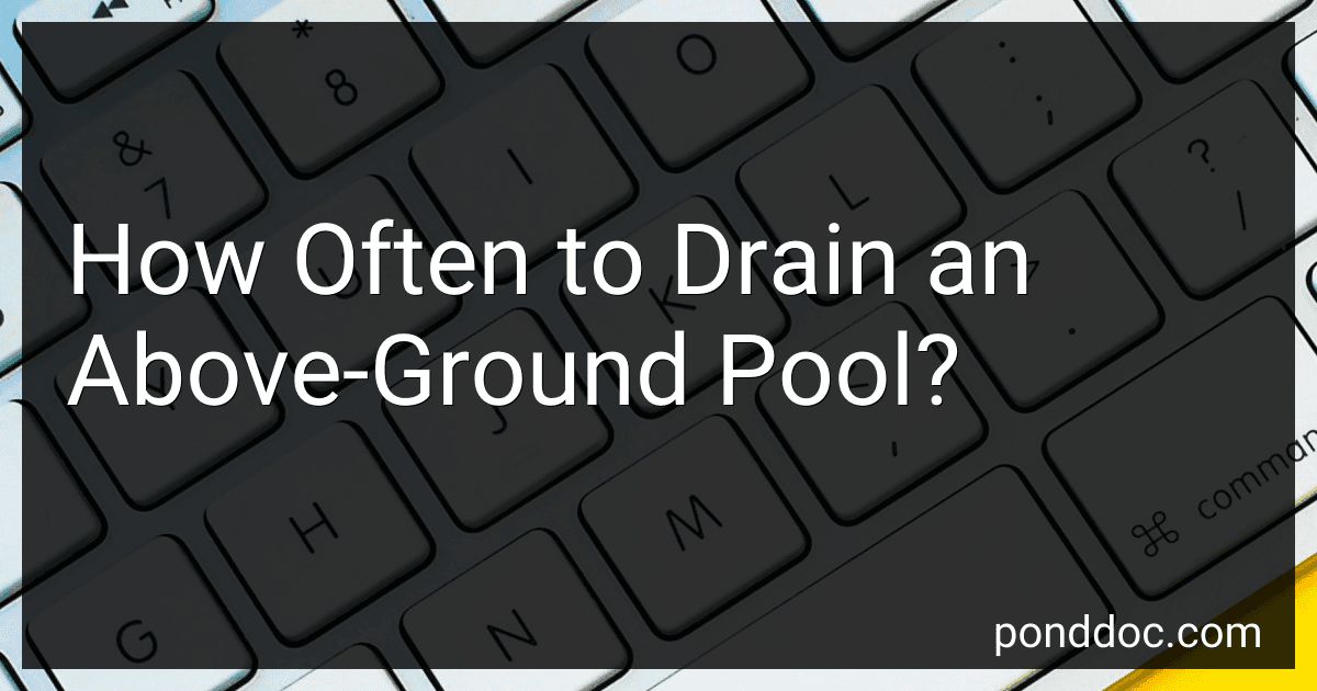 How Often to Drain an Above-Ground Pool? image