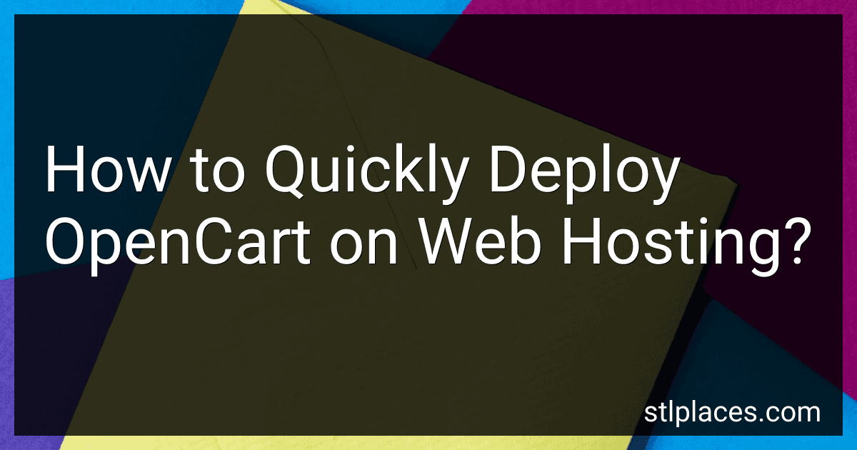 How to Quickly Deploy OpenCart on Web Hosting? preview