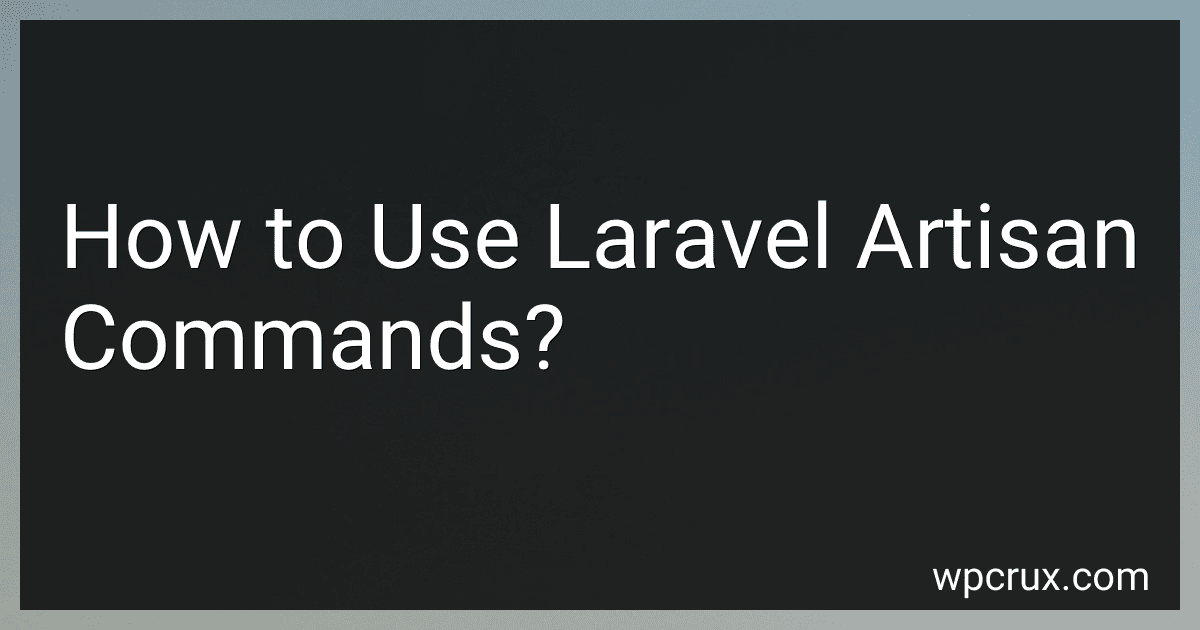 How to Use Laravel Artisan Commands? image