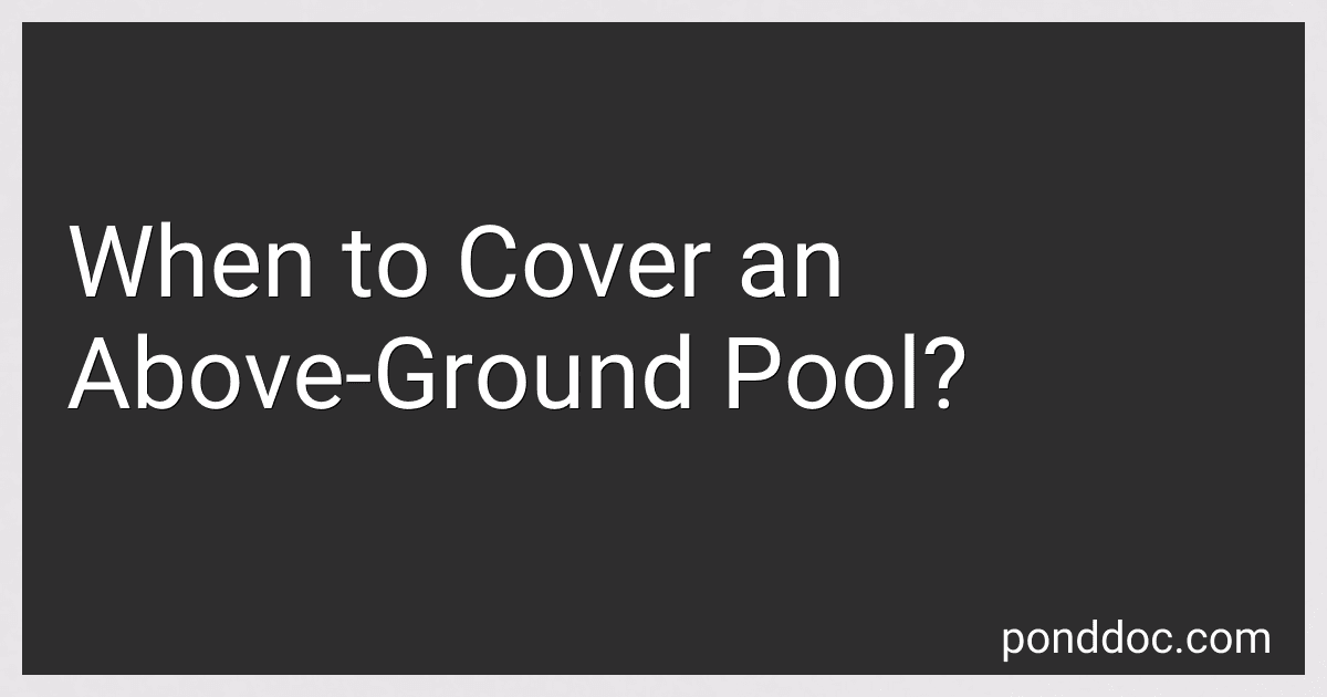 When to Cover an Above-Ground Pool? image