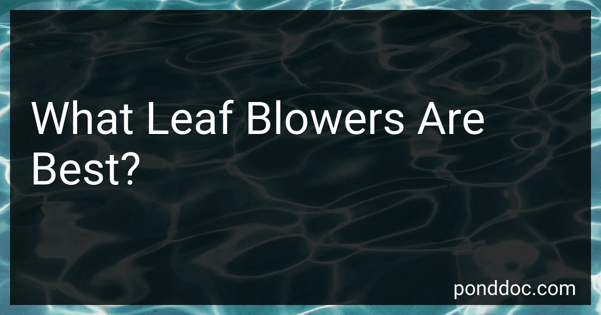 What Leaf Blowers Are Best? image