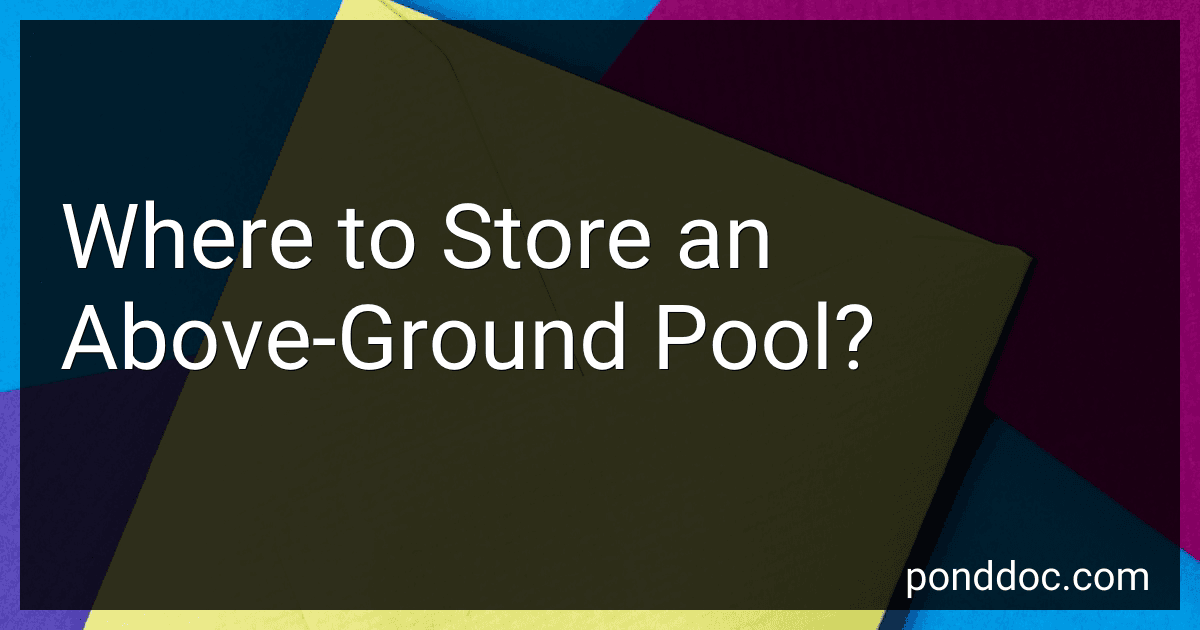 Where to Store an Above-Ground Pool? image