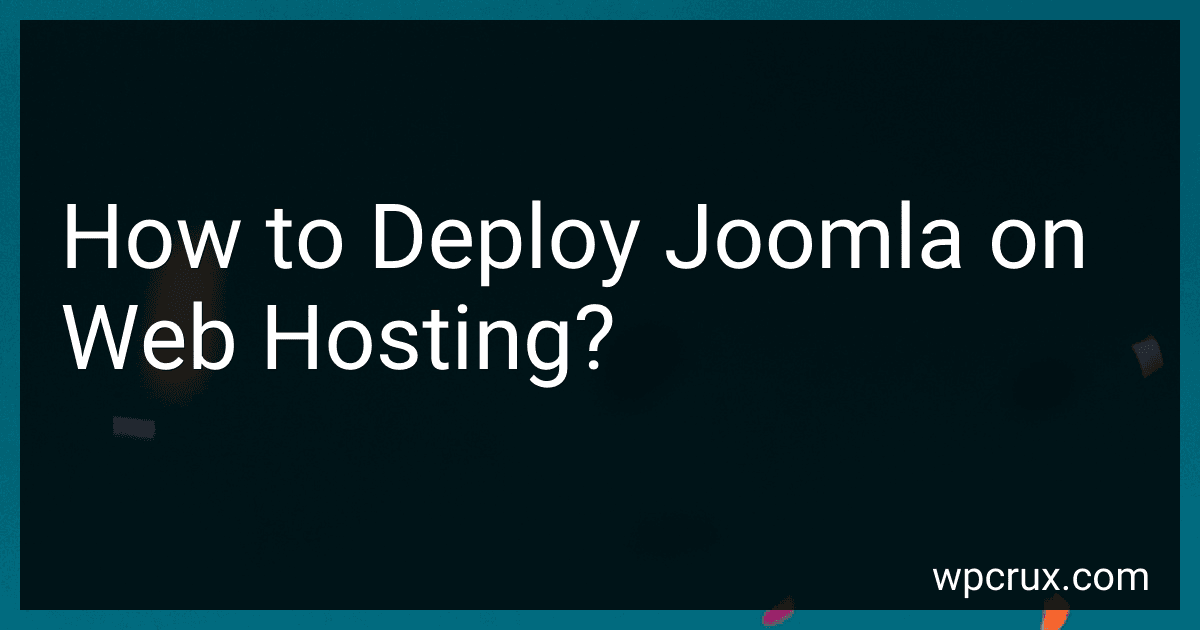 How to Deploy Joomla on Web Hosting? image
