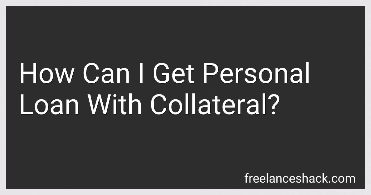 How Can I Get Personal Loan With Collateral? image