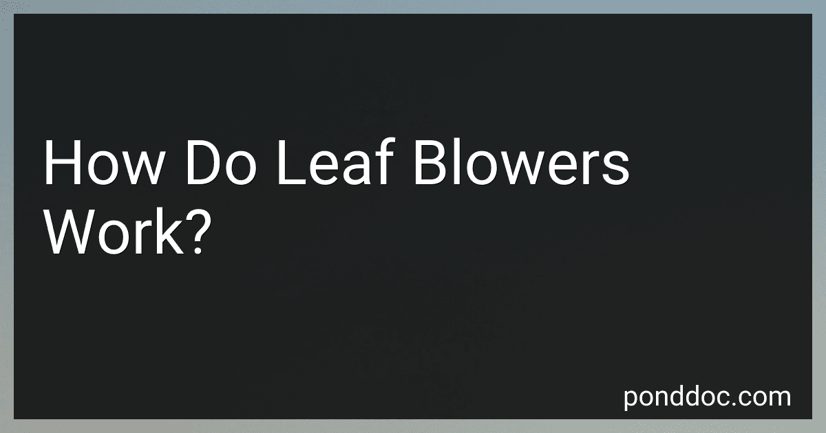 How Do Leaf Blowers Work? image