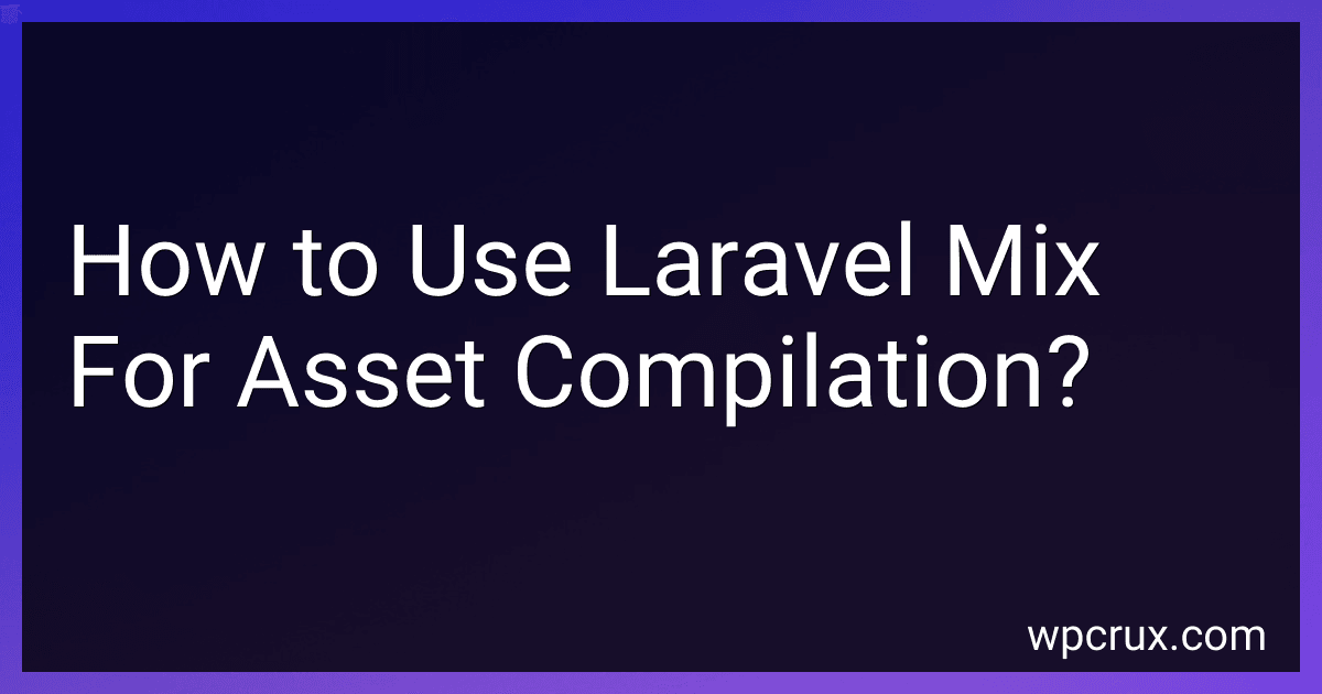 How to Use Laravel Mix For Asset Compilation? image