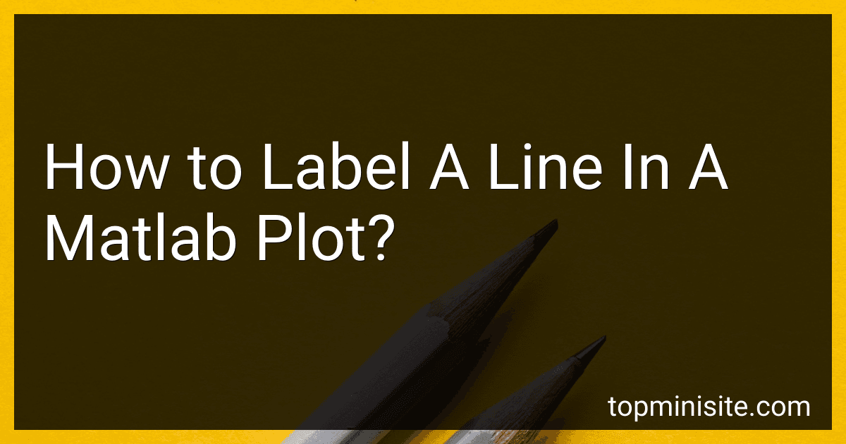 How to Label A Line In A Matlab Plot? image