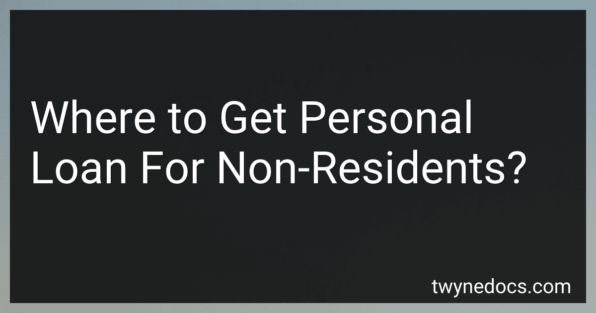 Where to Get Personal Loan For Non-Residents? image