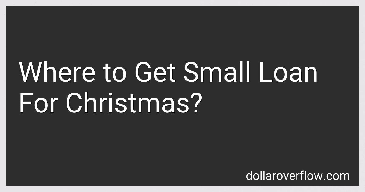 Where to Get Small Loan For Christmas? image