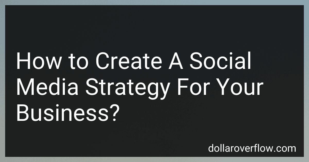 How to Create A Social Media Strategy For Your Business? image