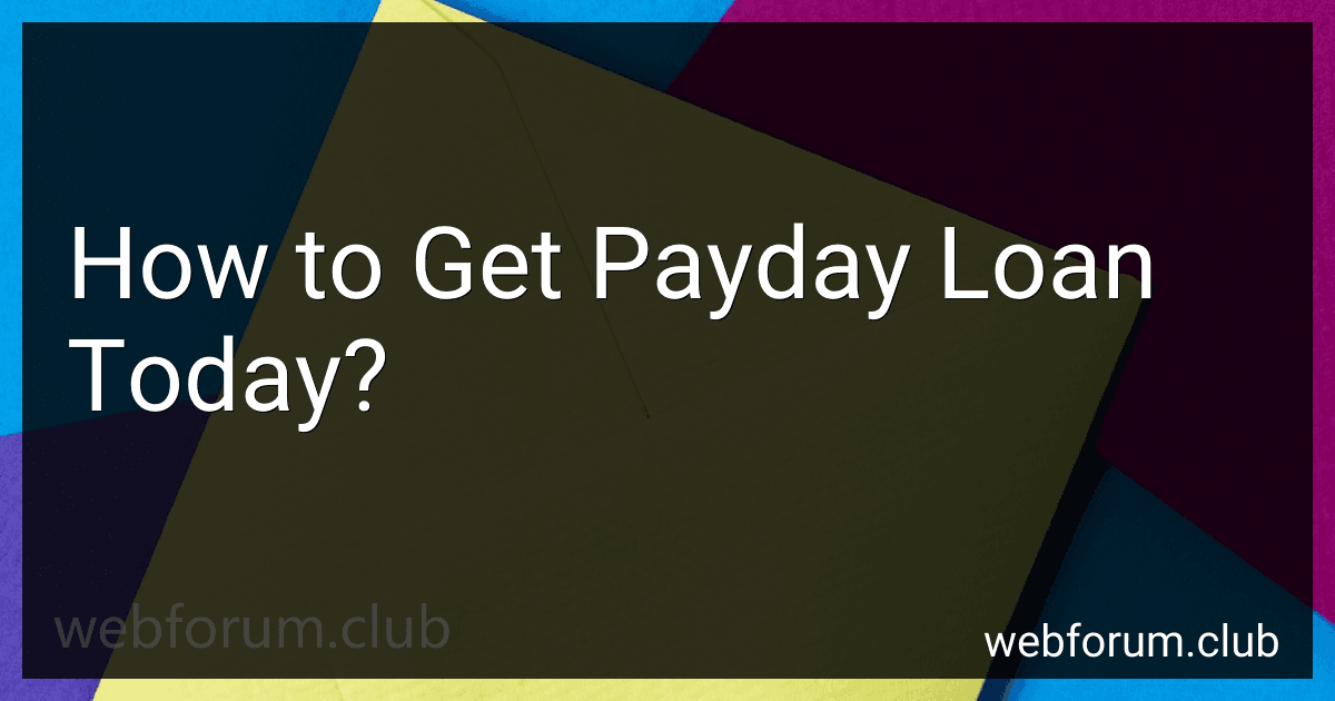 How to Get Payday Loan Today? preview